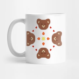 Mandala de Osos Kawaii Mug